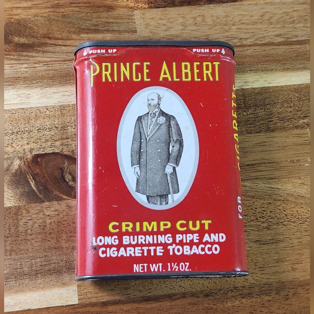 Prince Albert Red Tobacco Tin